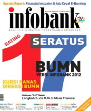 Jamkrindo, Ranking 1 Rating BUMN Versi Infobank 2012