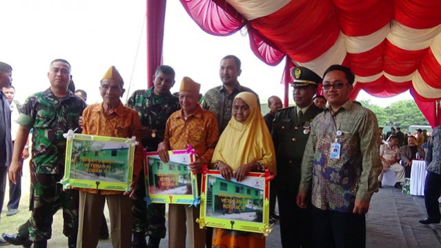 BUMN Bedah 45 Rumah Veteran Aceh