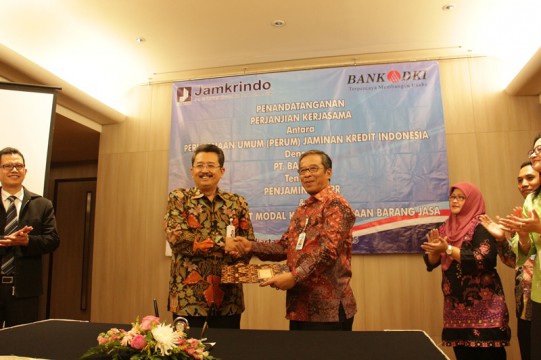 Jamkrindo-Bank DKI Teken MoU Penjaminan KPR