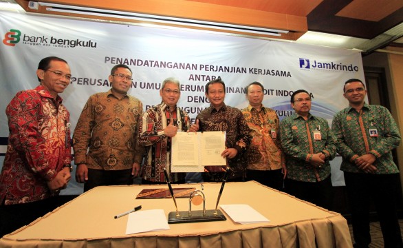 Perum Jamkrindo dan Bank Bengkulu Jalin Kerja Sama Baru