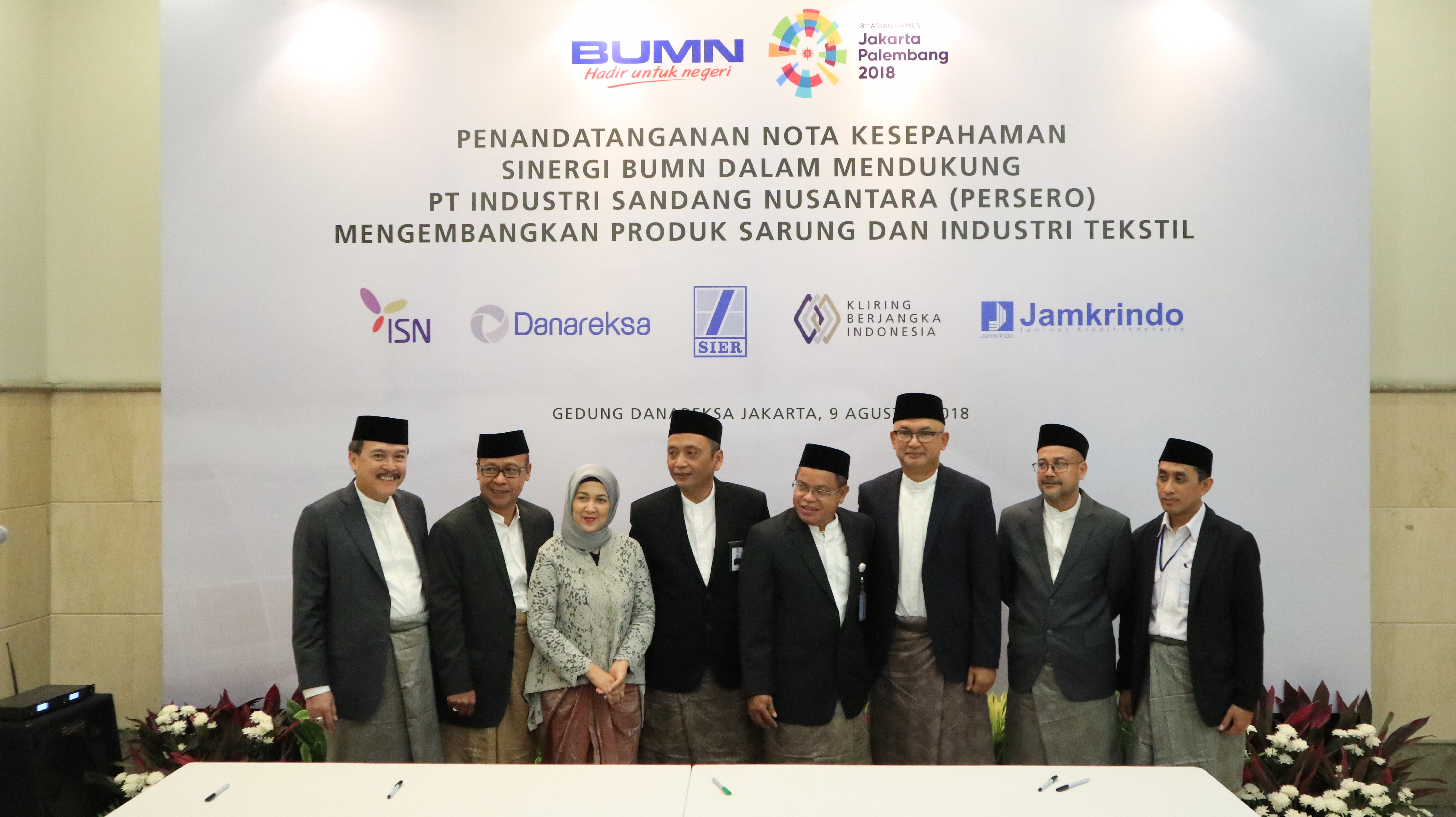 Jamkrindo Dukung Pengembangan Bisnis PT Industri Sandang Nusantara