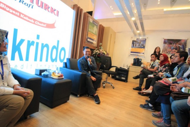 CEO Kebab Baba Rafi Berbagi Tips Sukses di Booth IBD Expo Jamkrindo