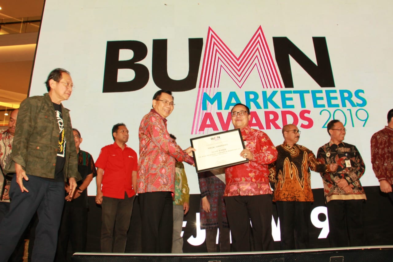Jamkrindo Raih Penghargaan BUMN Marketeers Awards 2019