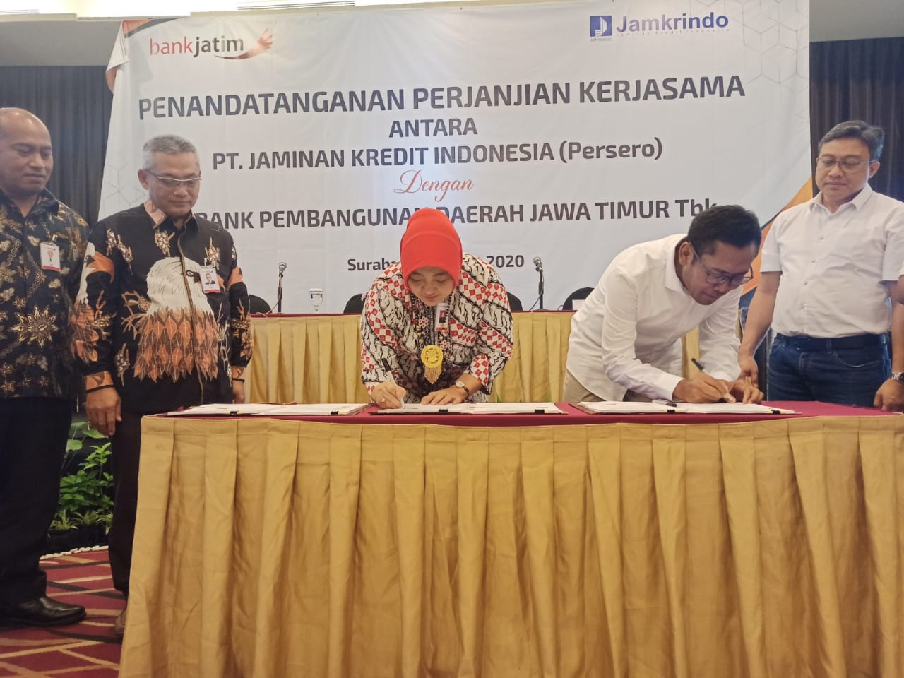 PT. Jamkrindo (Persero) Perkuat Sinergi dengan PT. Bank BPD Jatim Tbk