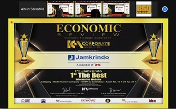 PT Jamkrindo dan PT Jamsyar Raih Penghargaan The Best Informative Website