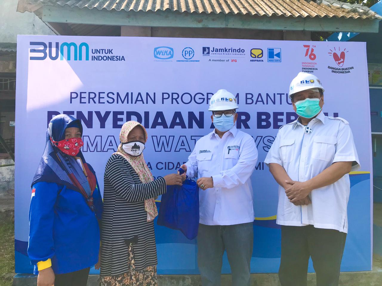 PT Jamkrindo Terlibat dalam Kolaborasi Penyediaan Air Bersih Senilai Rp 1,45 Miliar